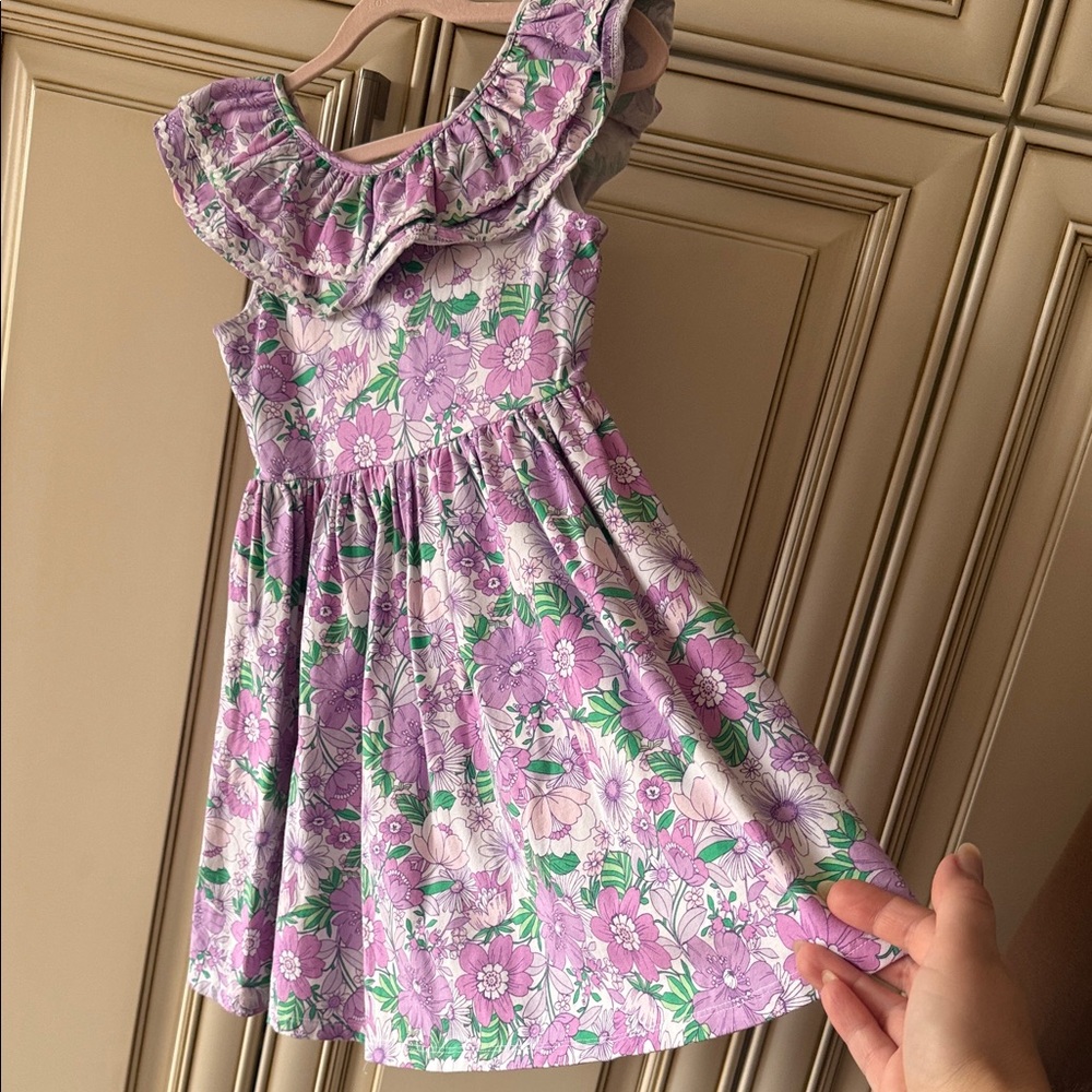 Janie and Jack Lavender Floral Dress